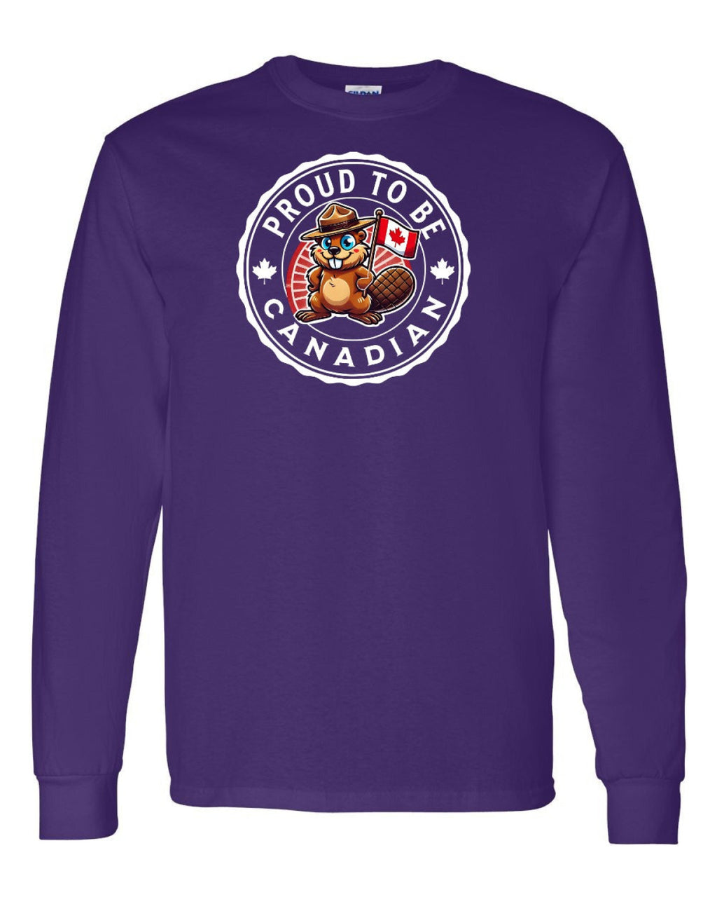 Proud to be Canadian Beaver Full Long Sleeve - Unisex