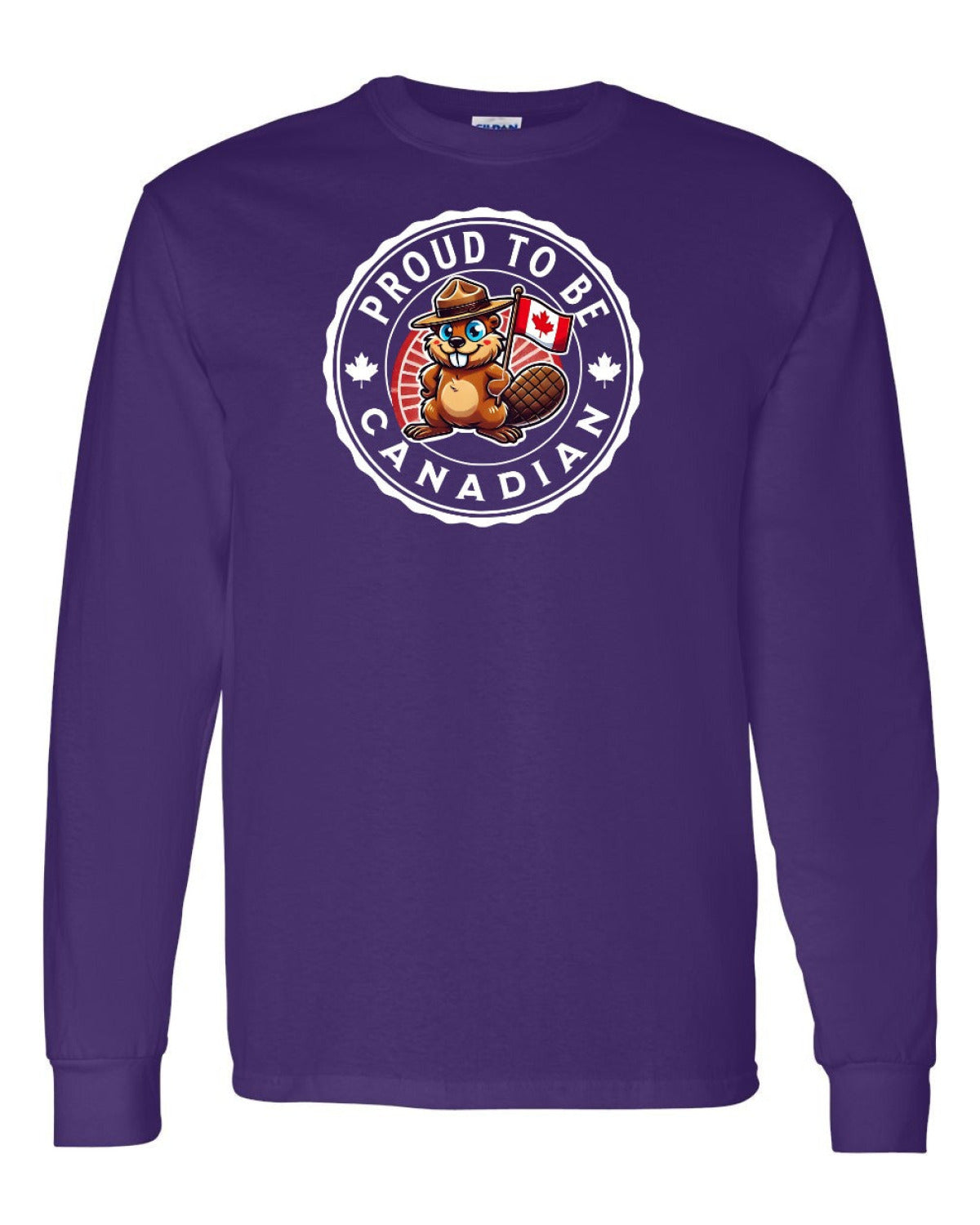 Proud to be Canadian Beaver Full Long Sleeve - Unisex