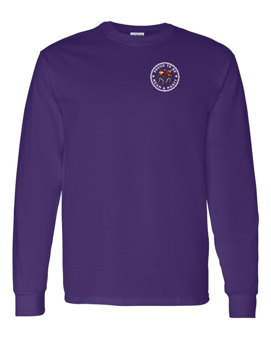 Proud Mean & Nasty Beaver and Moose Left Chest Long Sleeve - Gildan Canada (sewn Internationally)