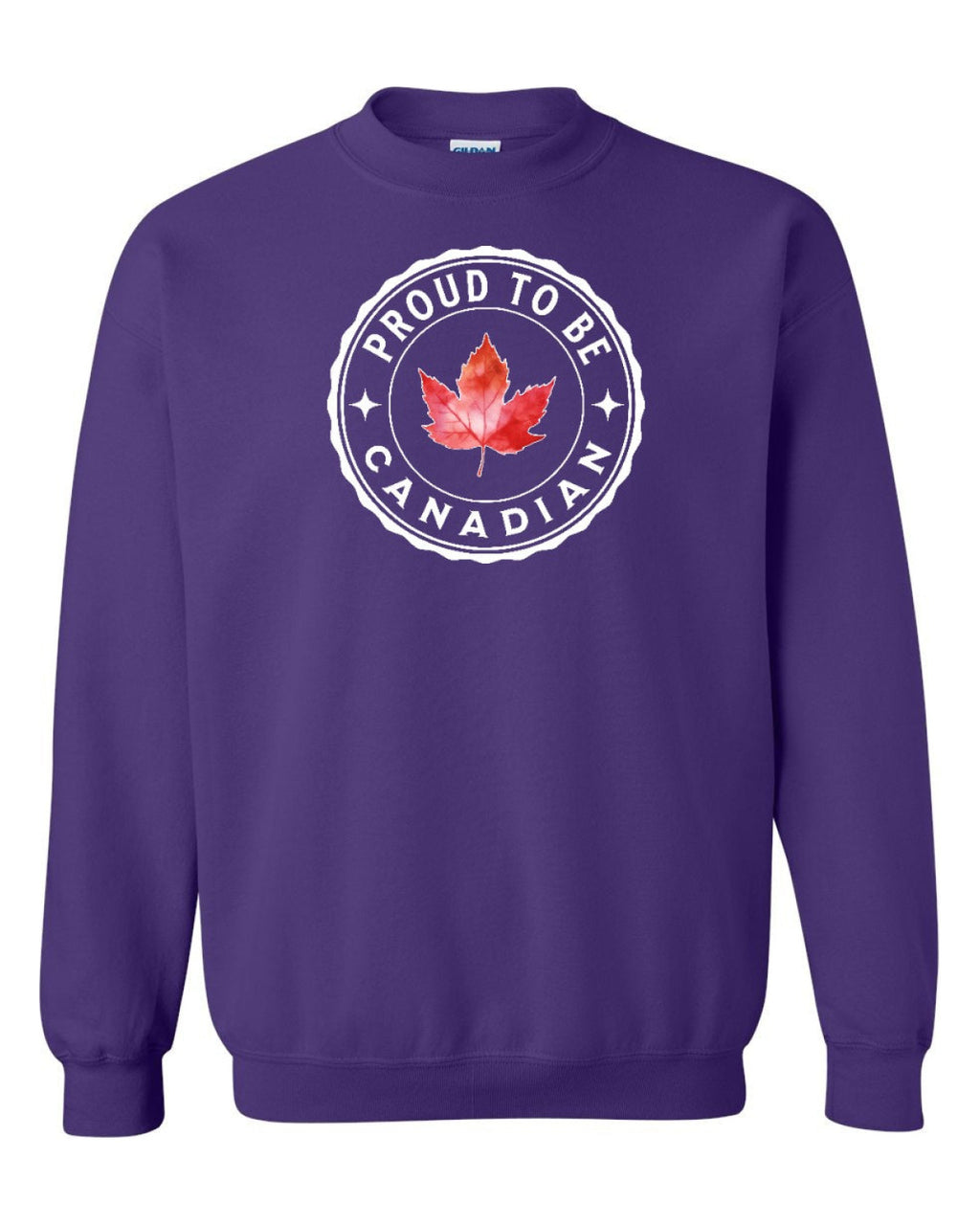 Proud to be Canadian Leaf Full Crewneck - Unisex