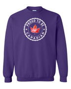 Proud to be Canadian Leaf Full Crewneck - Unisex