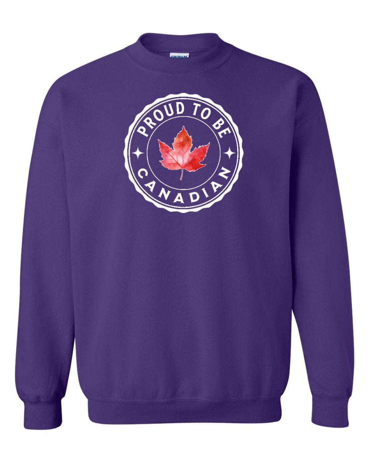 Proud to be Canadian Leaf Full Crewneck - Unisex