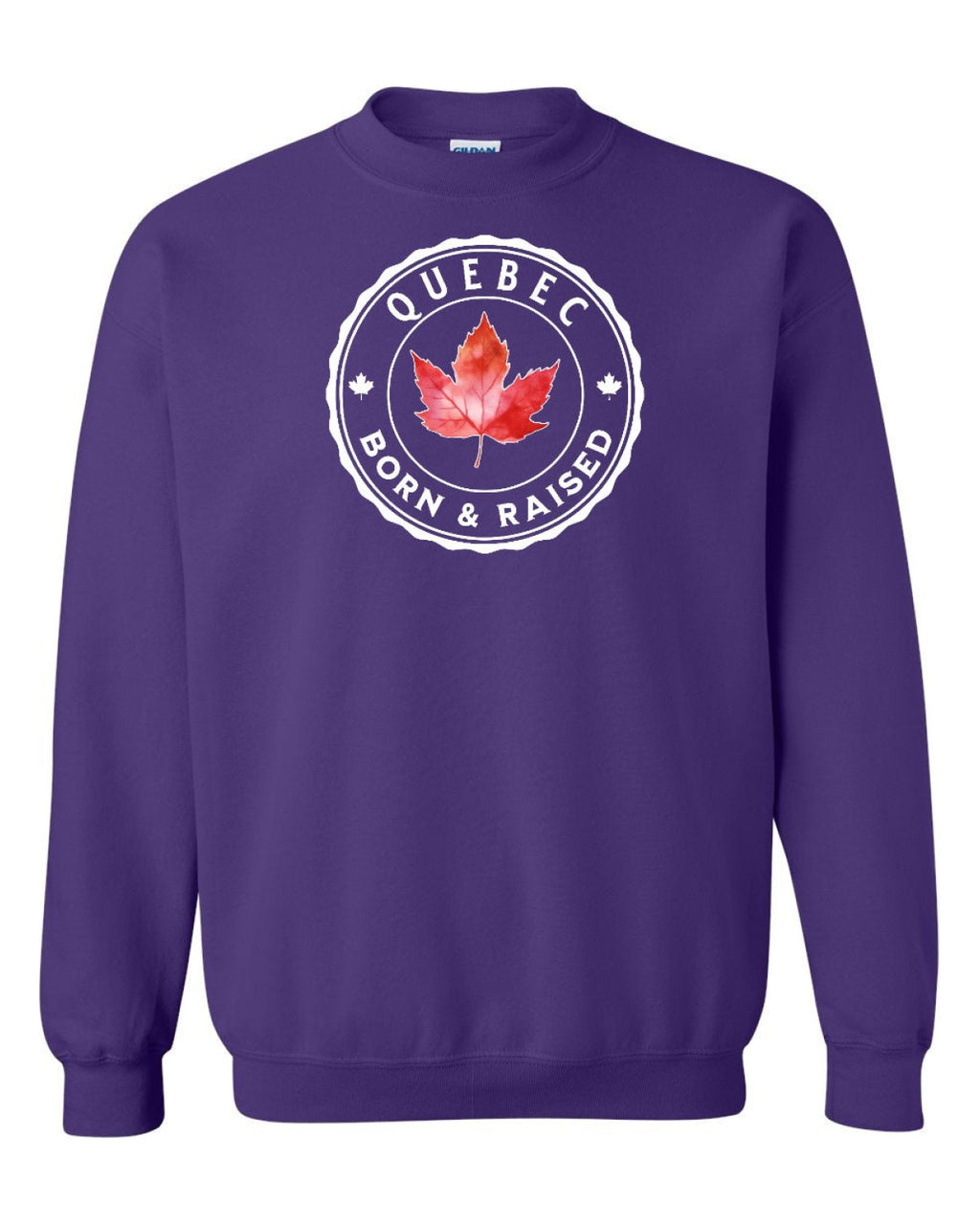 Born and Raised Quebec Full Crewneck - Unisex