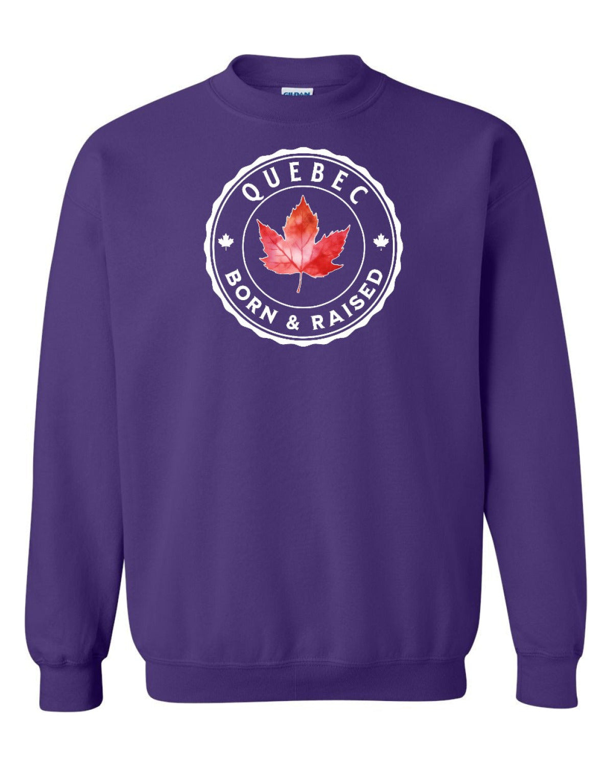 Born and Raised Quebec Full Crewneck - Unisex