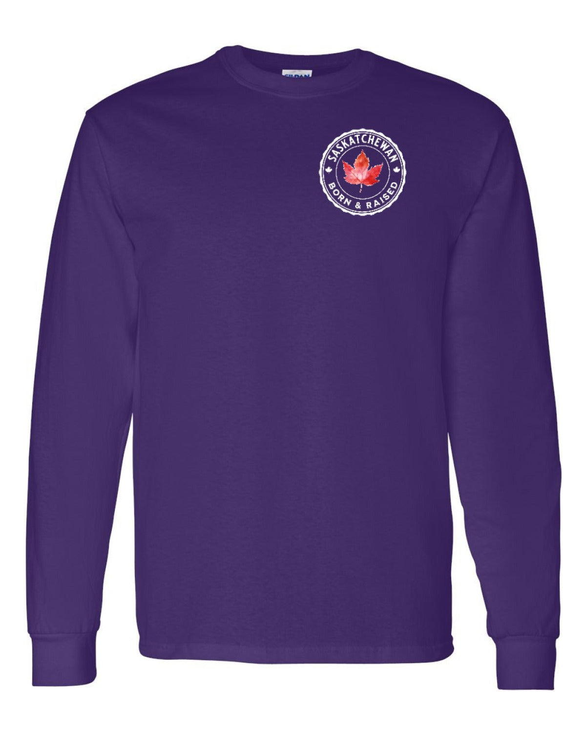 Born and Raised Saskatchewan Left Chest Long Sleeve - Unisex