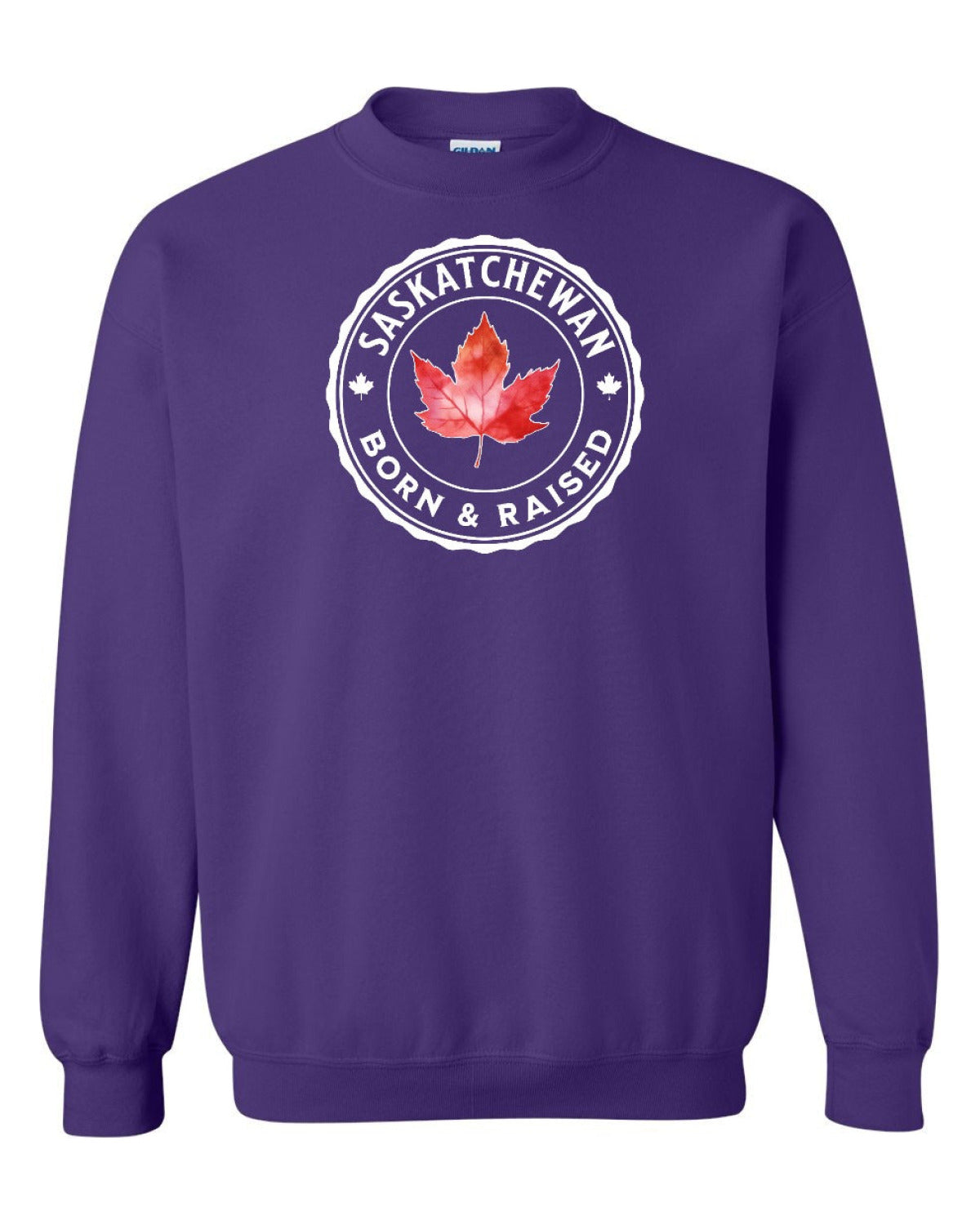 Born and Raised Saskatchewan Full Crewneck - Unisex