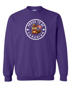 Proud to be Canadian Female Beaver   Crewneck - Unisex