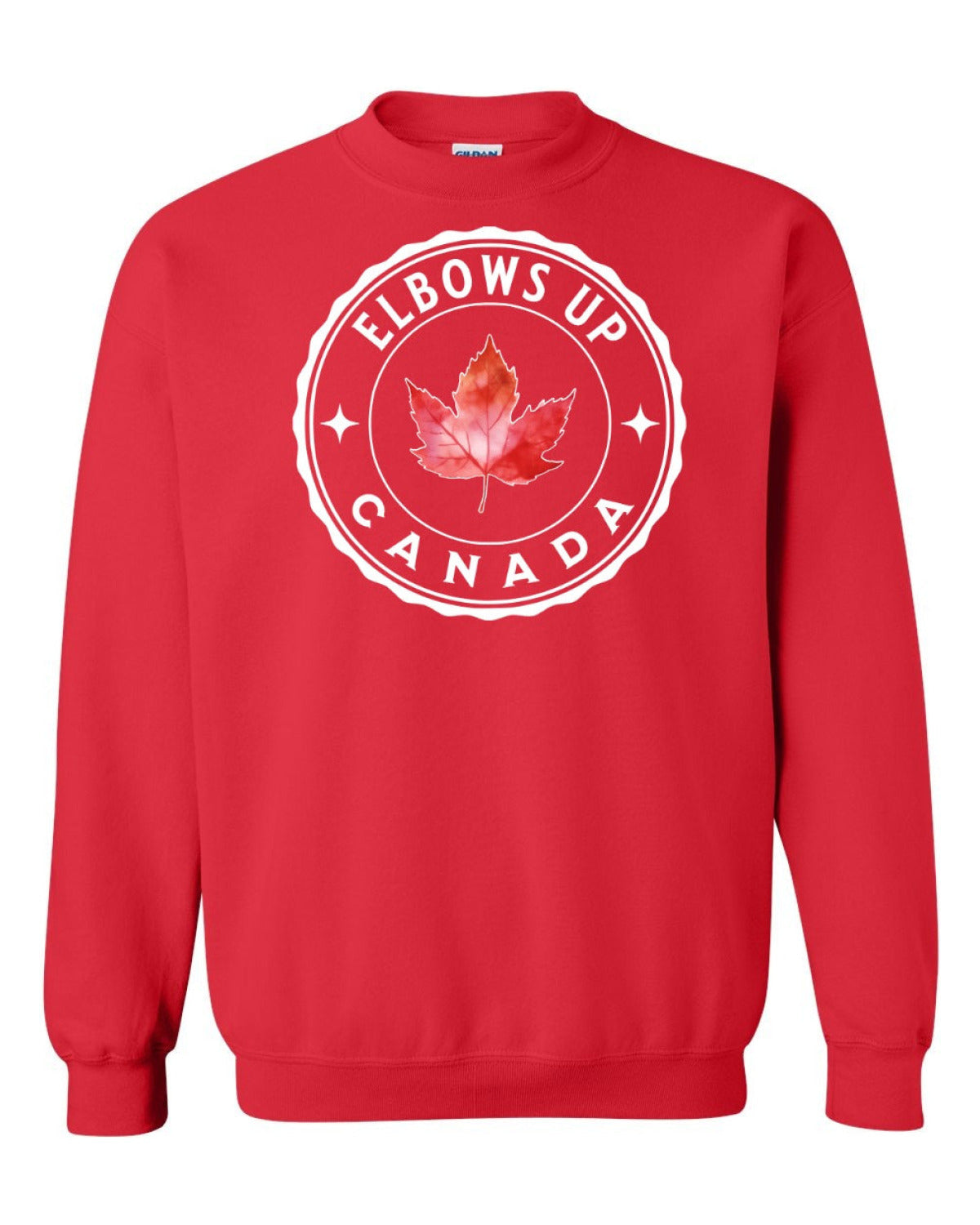 Elbows up Leaf Full Crewneck - Unisex