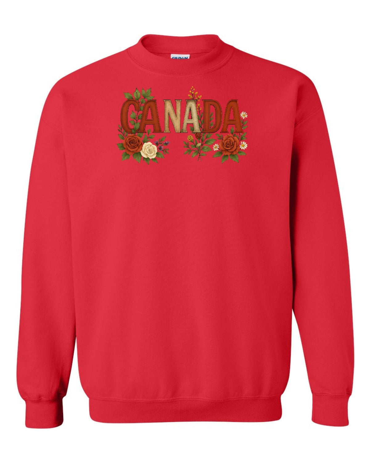 Canada Flowers Full Crewneck - Unisex