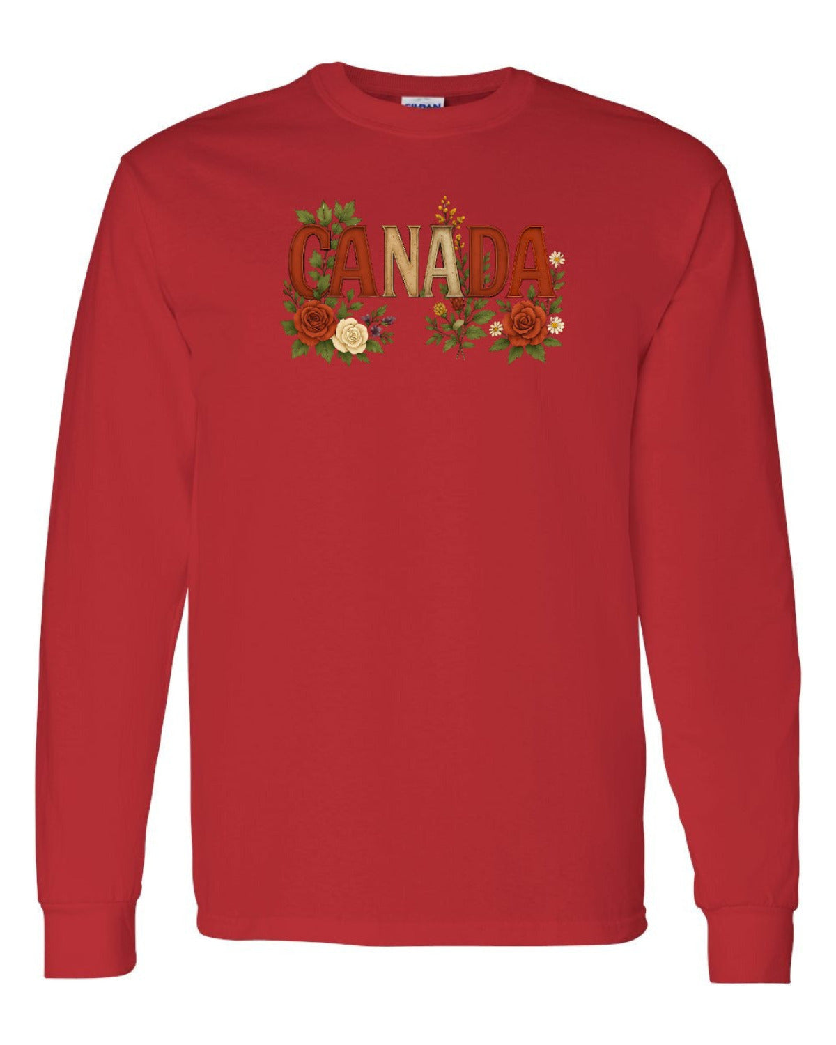 Canada Flowers Full Long Sleeve - Unisex