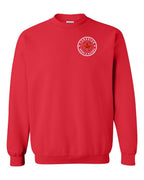 Canadian Born & Rasied Left Chest and Back Crewneck - Unisex