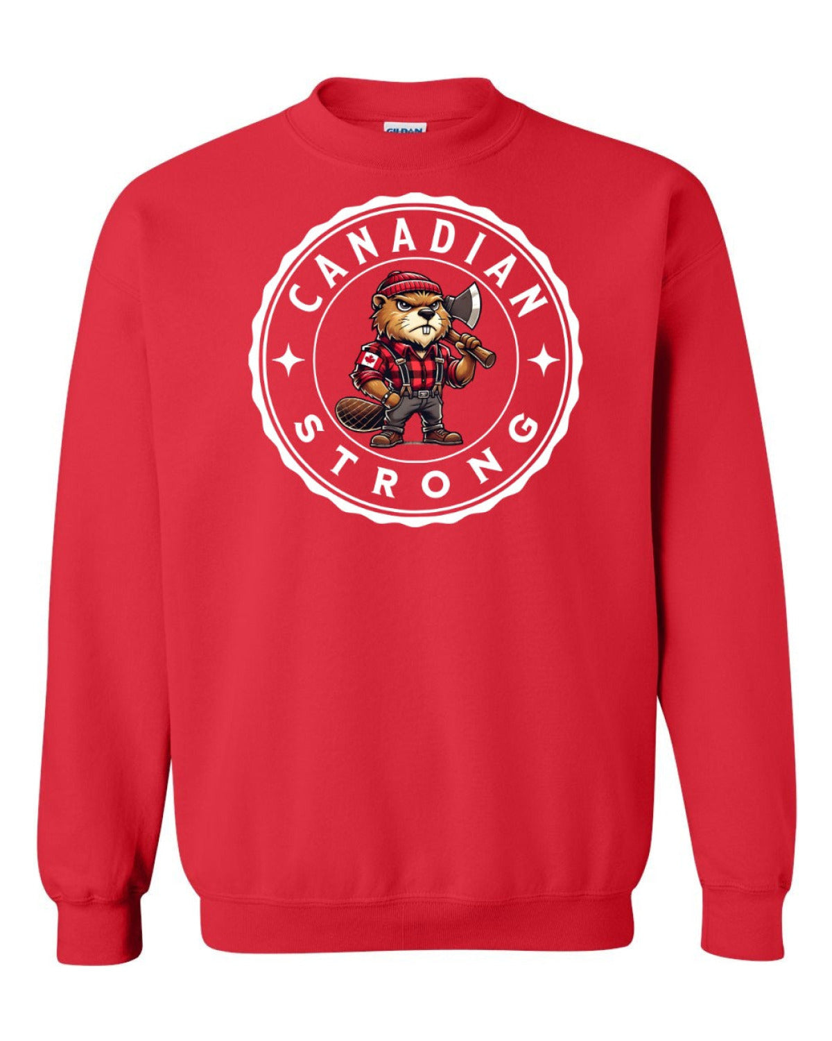 Canadian Strong Beaver Full Crewneck - Unisex