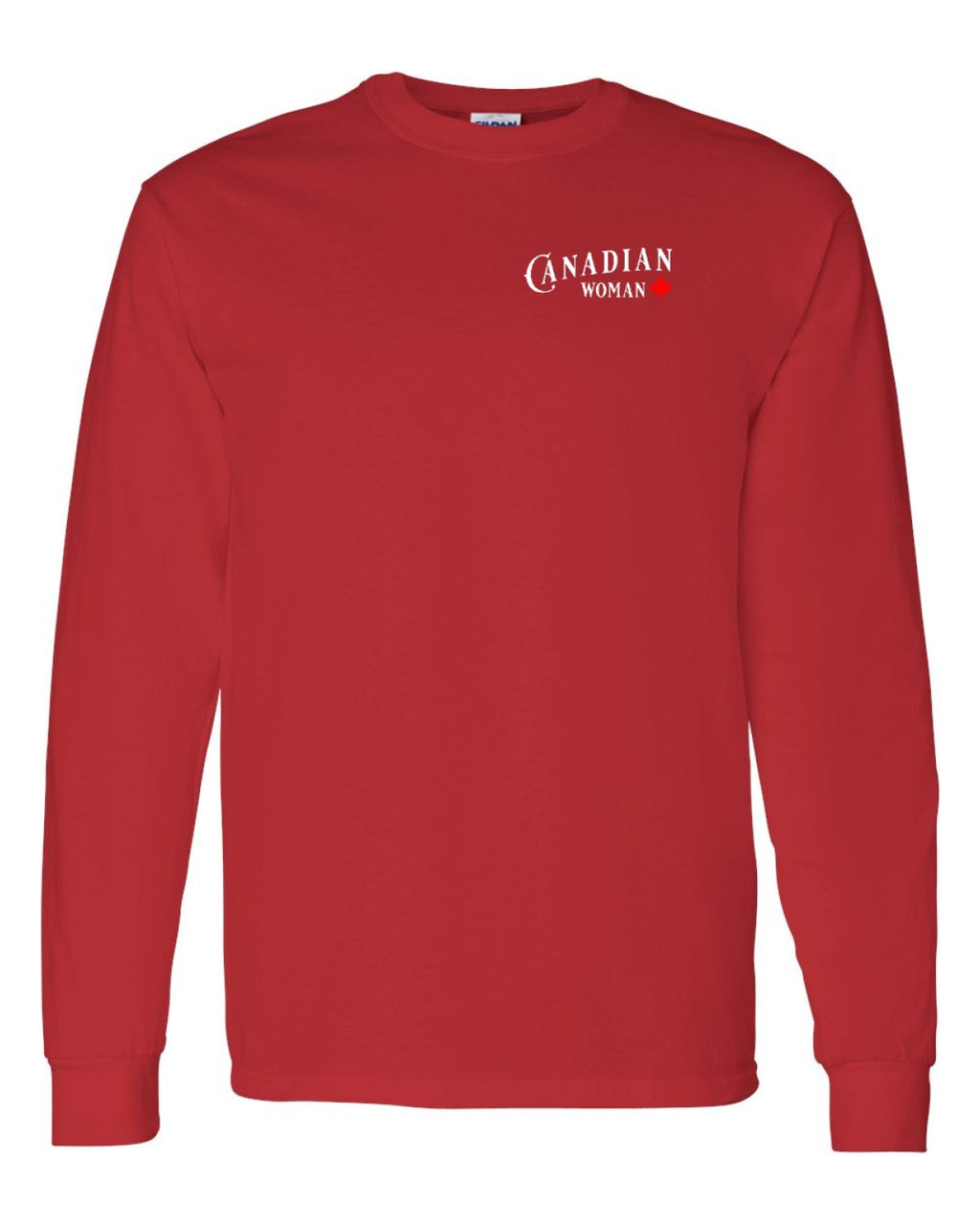 Canadian Woman Left Chest Long Sleeve - Unisex
