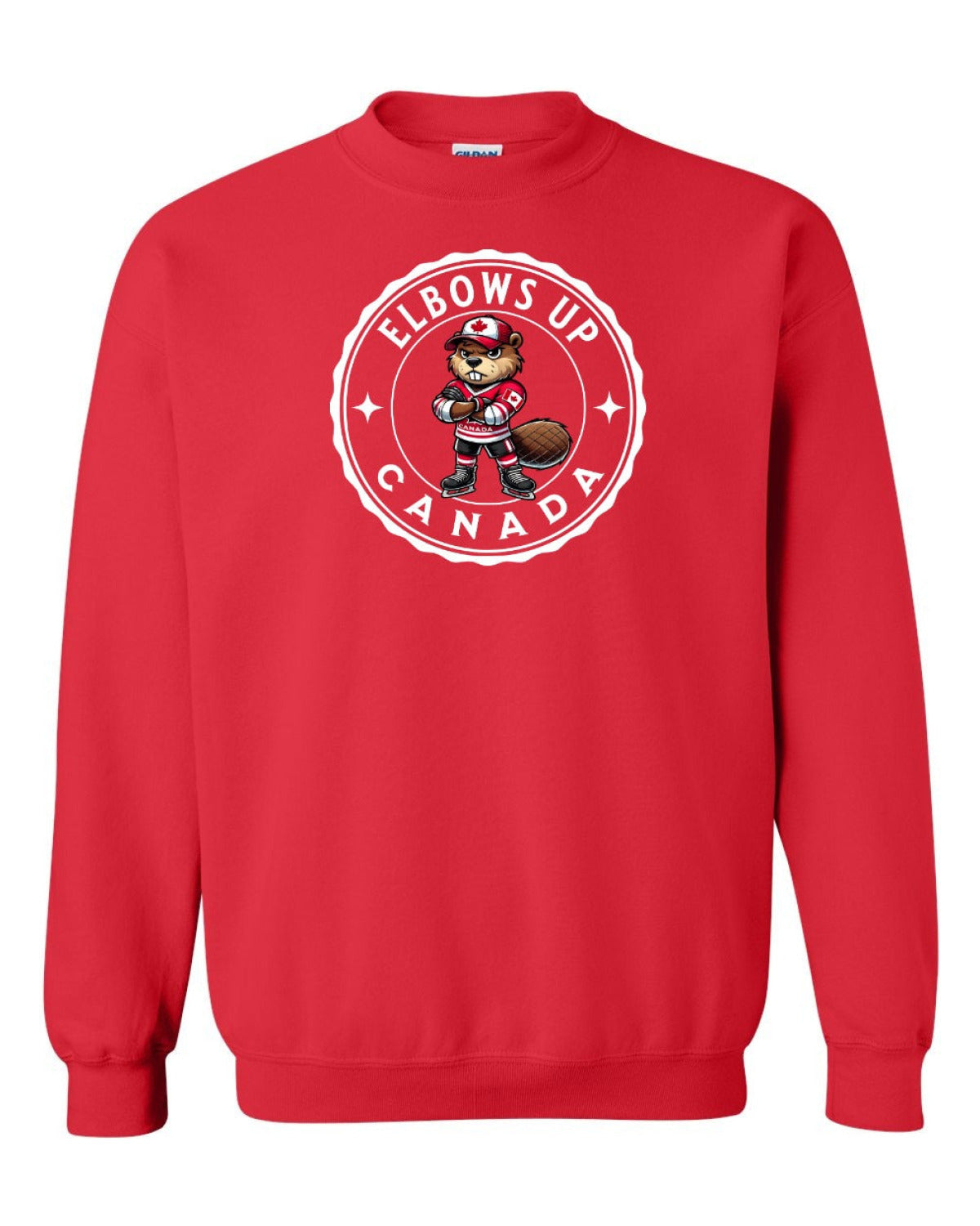 Elbows up Beaver Full Crewneck - Unisex