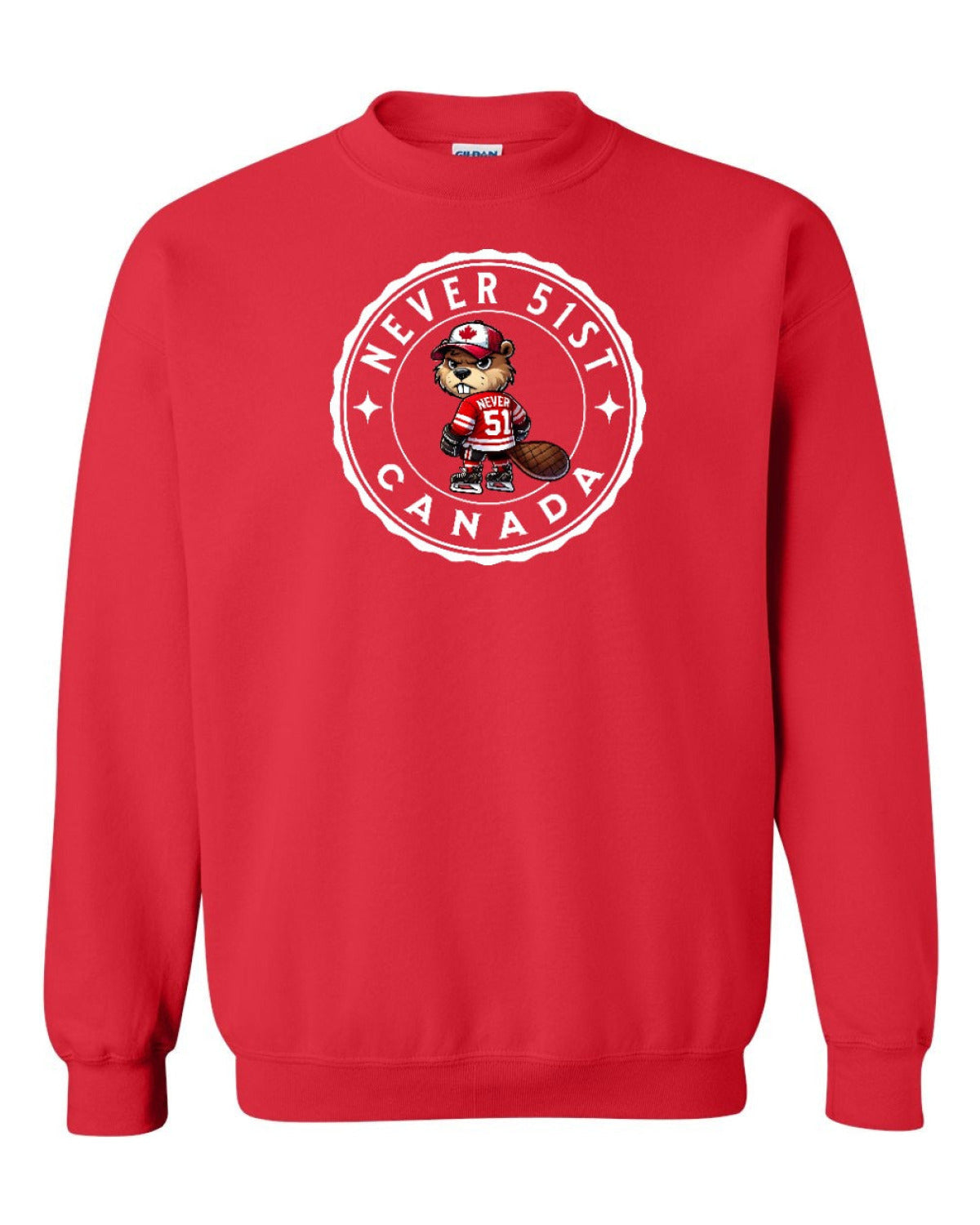 Never 51st Beaver Full Crewneck - Unisex