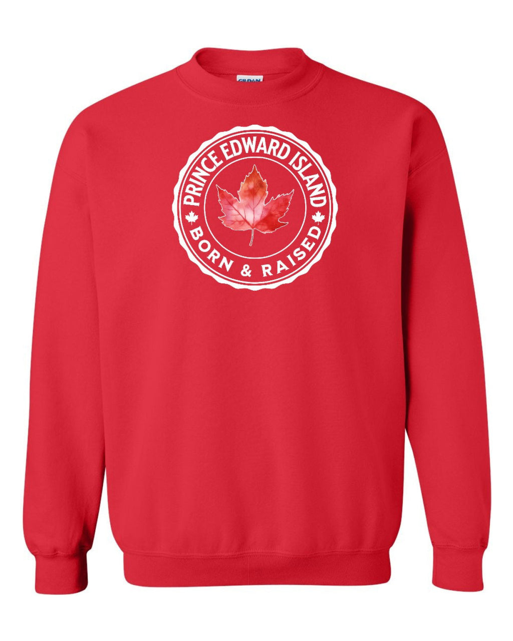 Born and Raised Prince Edward Island Full Crewneck - Unisex