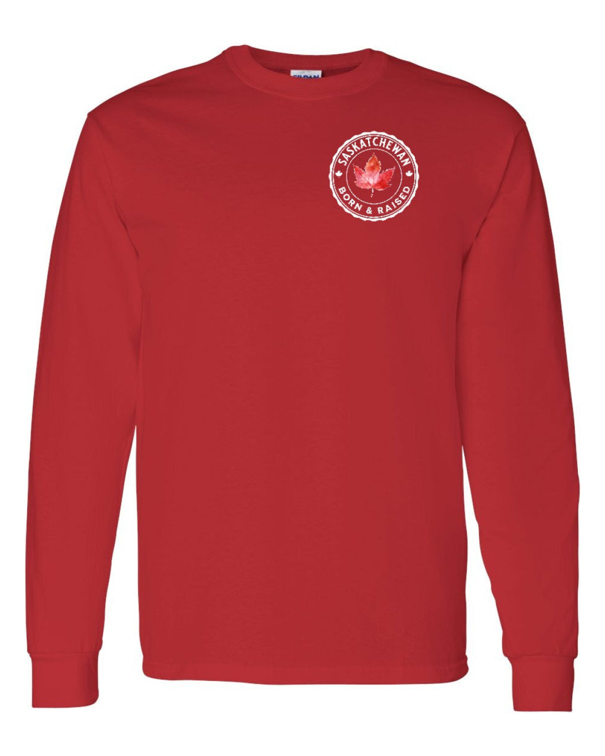 Born and Raised Saskatchewan Left Chest Long Sleeve - Unisex