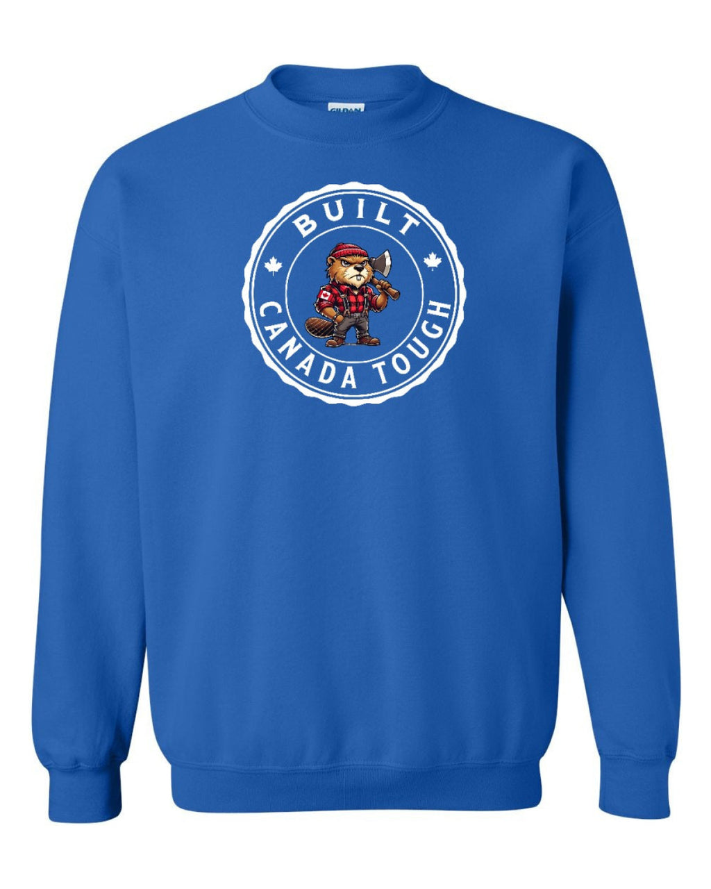 Built Canada Tough Male Beaver Full Crewneck - Unisex