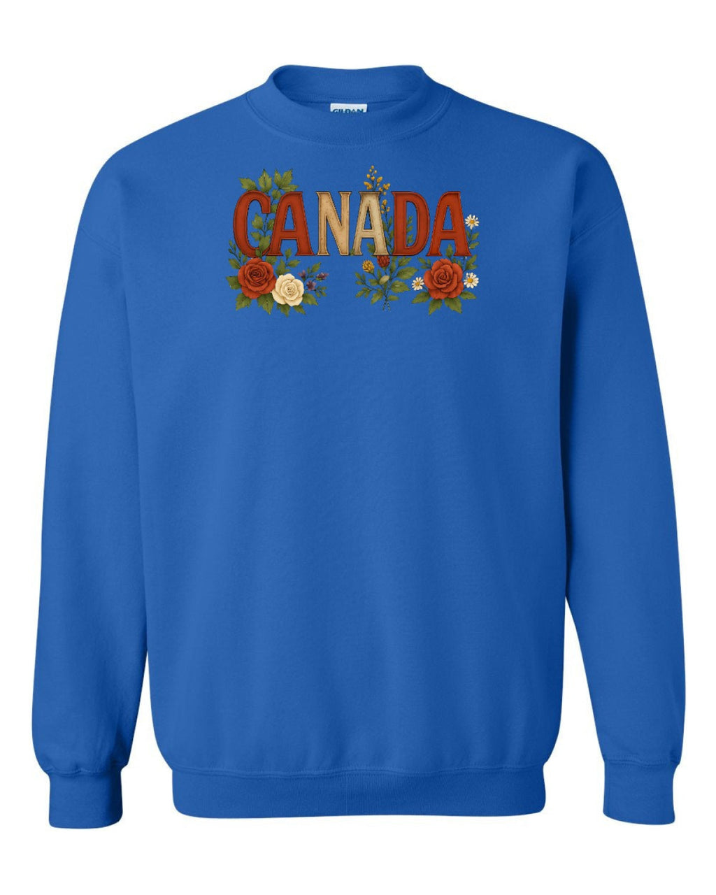 Canada Flowers Full Crewneck - Unisex