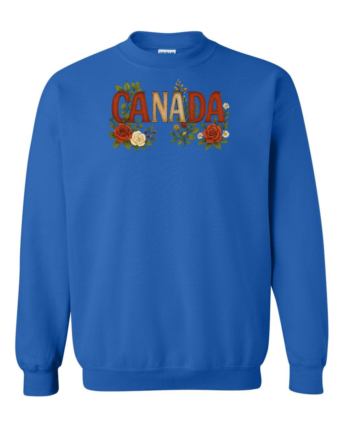 Canada Flowers Full Crewneck - Unisex
