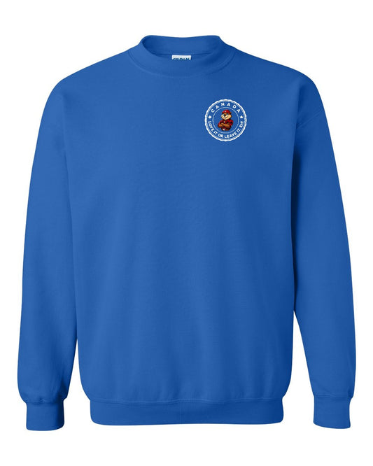 Love it or Leave it Eh! Left Chest Crewneck - Gildan Canada (sewn Internationally)