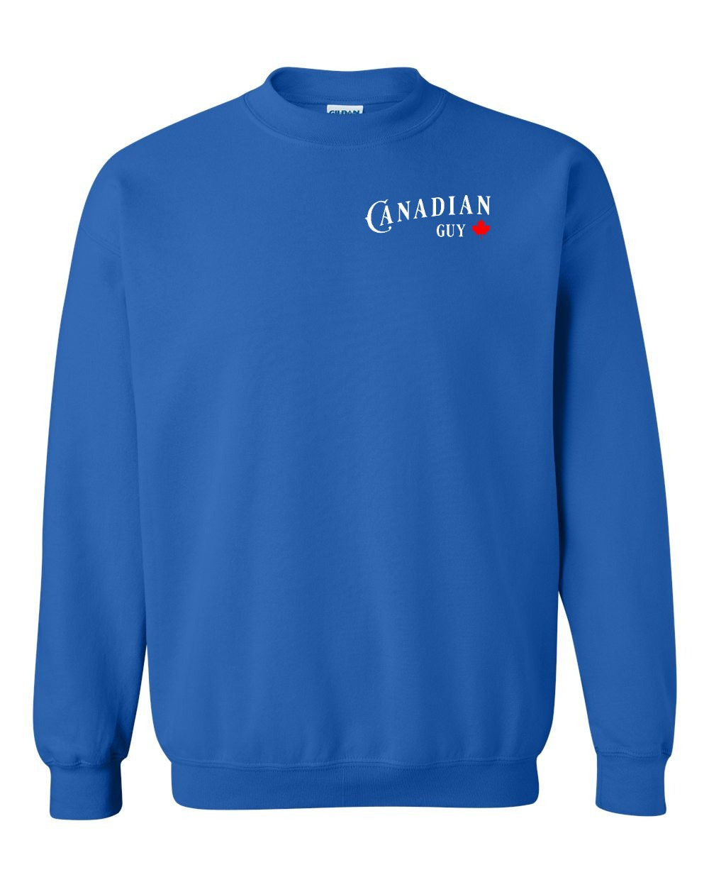 Canadian Guy Left Chest and Back Crewneck