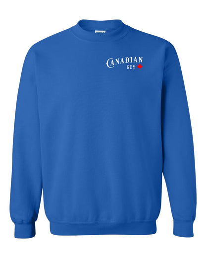 Canadian Guy Left Chest Crewneck - Gildan Canada (sewn Internationally)