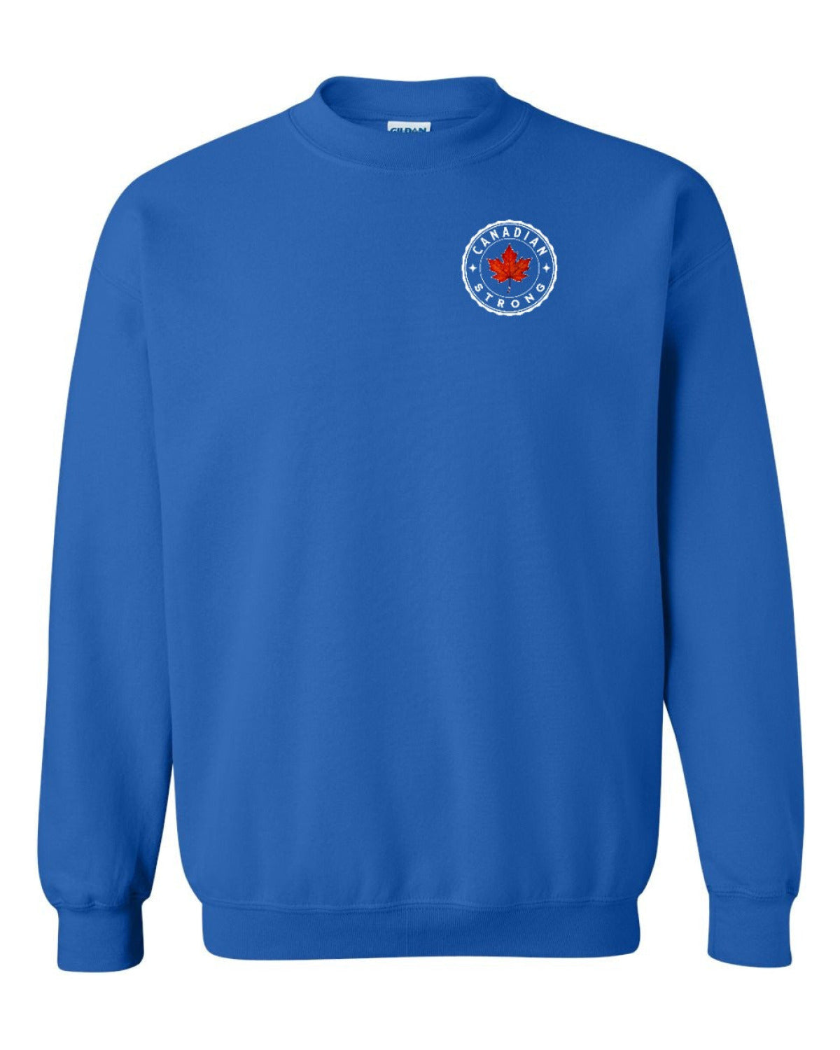 Canadian Strong Leaf Left Chest Crewneck - Unisex