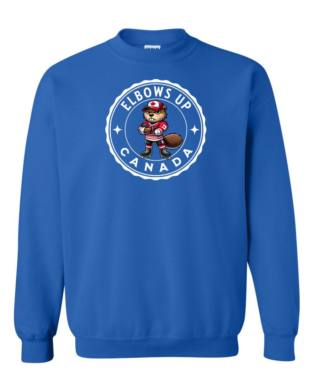 Elbows up Beaver Full Crewneck - Unisex