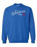 Just a canadian Girl Full Crewneck - Unisex