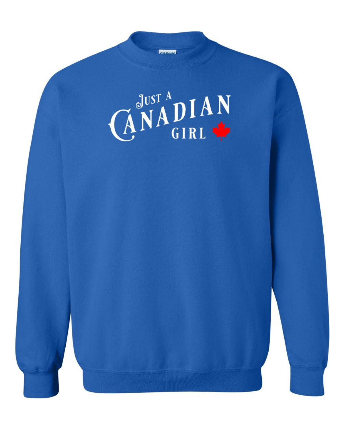 Just a canadian Girl Full Crewneck - Unisex