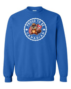 Proud to be Canadian Beaver Full Crewneck - Unisex