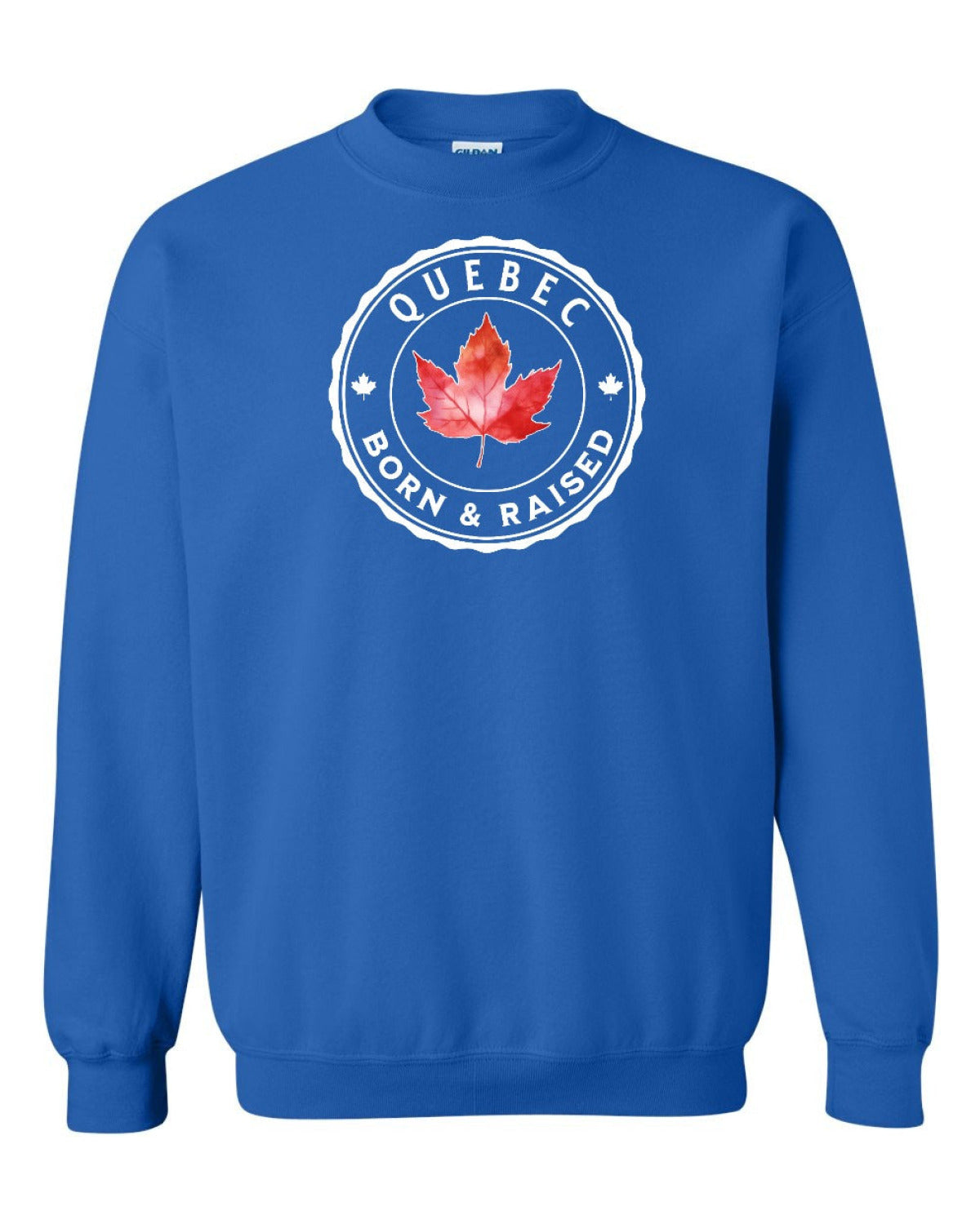 Born and Raised Quebec Full Crewneck - Unisex