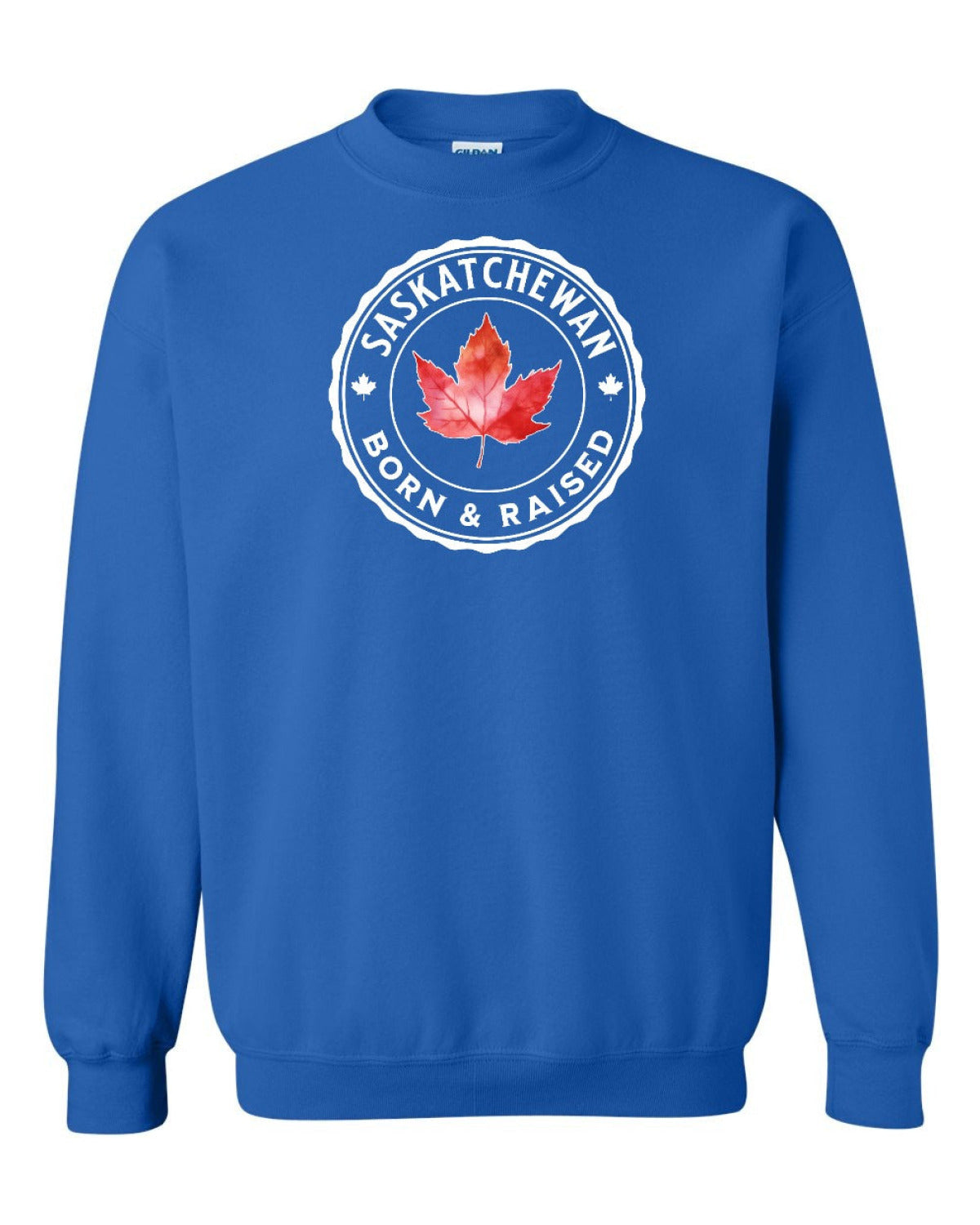 Born and Raised Saskatchewan Full Crewneck - Unisex