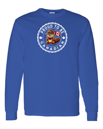 Proud to be Canadian Female Beaver Full Long Sleeve Tee