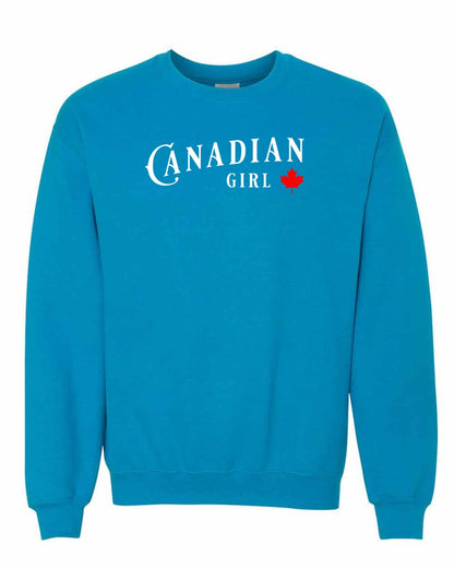 Canadian Girl Full Crewneck - Gildan Canada (sewn Internationally)