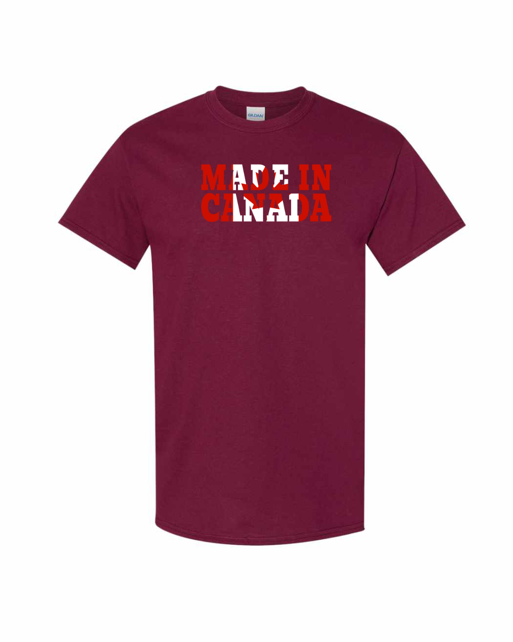 Made in Canada Flag Background Full Men's Tee
