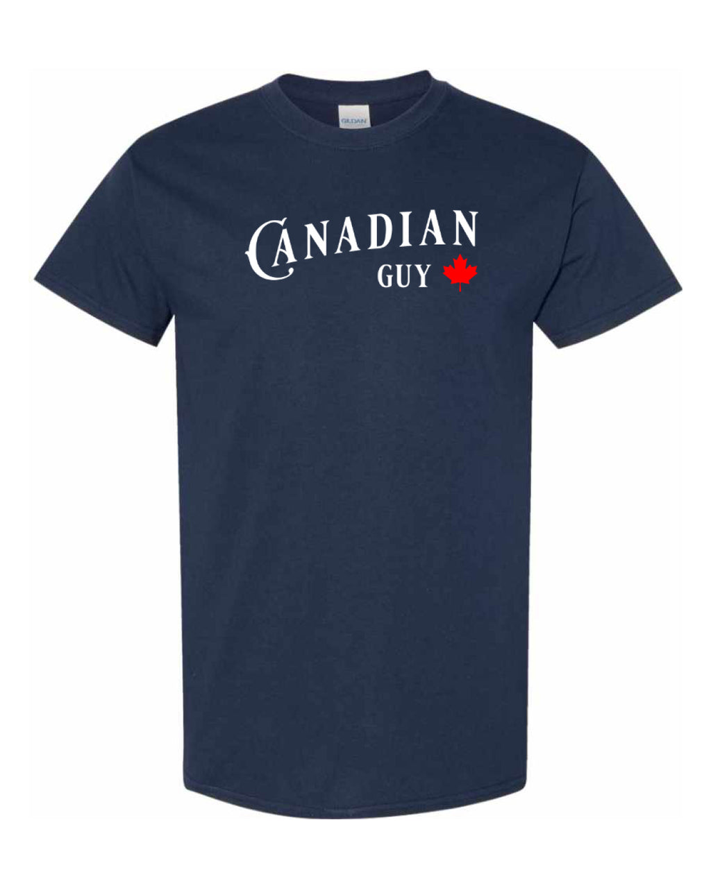 Canadian Guy Red Leaf Full Men's Tee