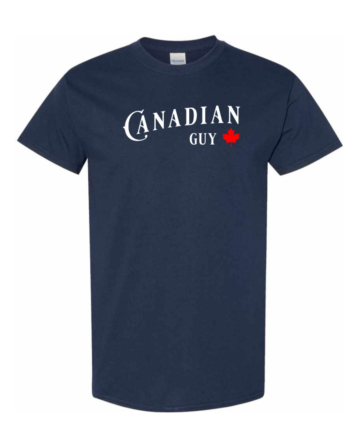 Canadian Guy Red Leaf Full Men's Tee
