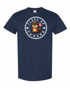 Flags Up Male Beaver Version  Men's Tee