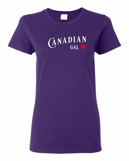 Canadian Gal Full Front Women's Tee - Gildan Canada (sewn Internationally)