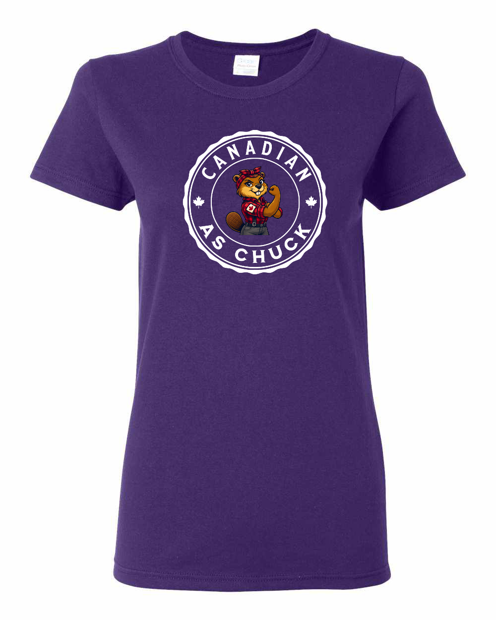 Canadian a Chuck Rosie Flex Full Front Women's Tee - Gildan Canada (sewn Internationally)