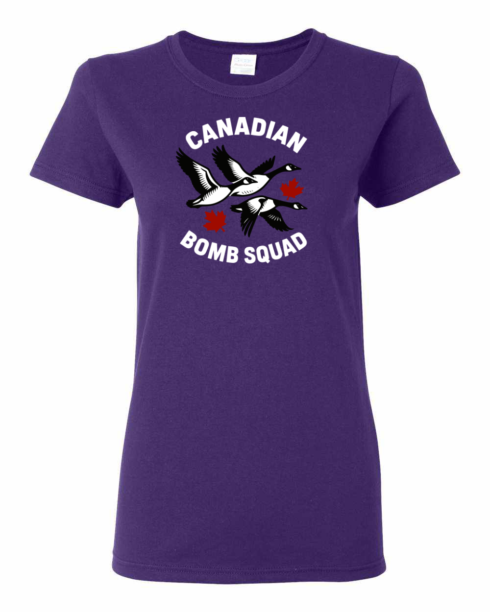 Canadian Bomb Squad Full Women's Tee - Gildan Canada (sewn Internationally )