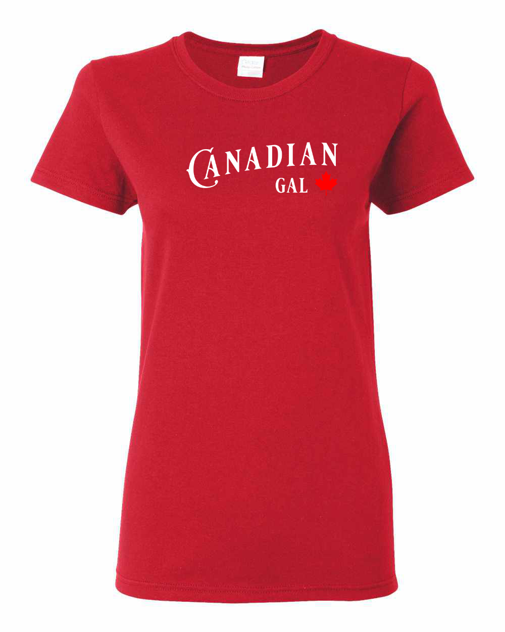 Canadian Gal Full Front Women's Tee - Gildan Canada (sewn Internationally)