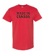 Made in Canada Plaid Background  Men's Tee