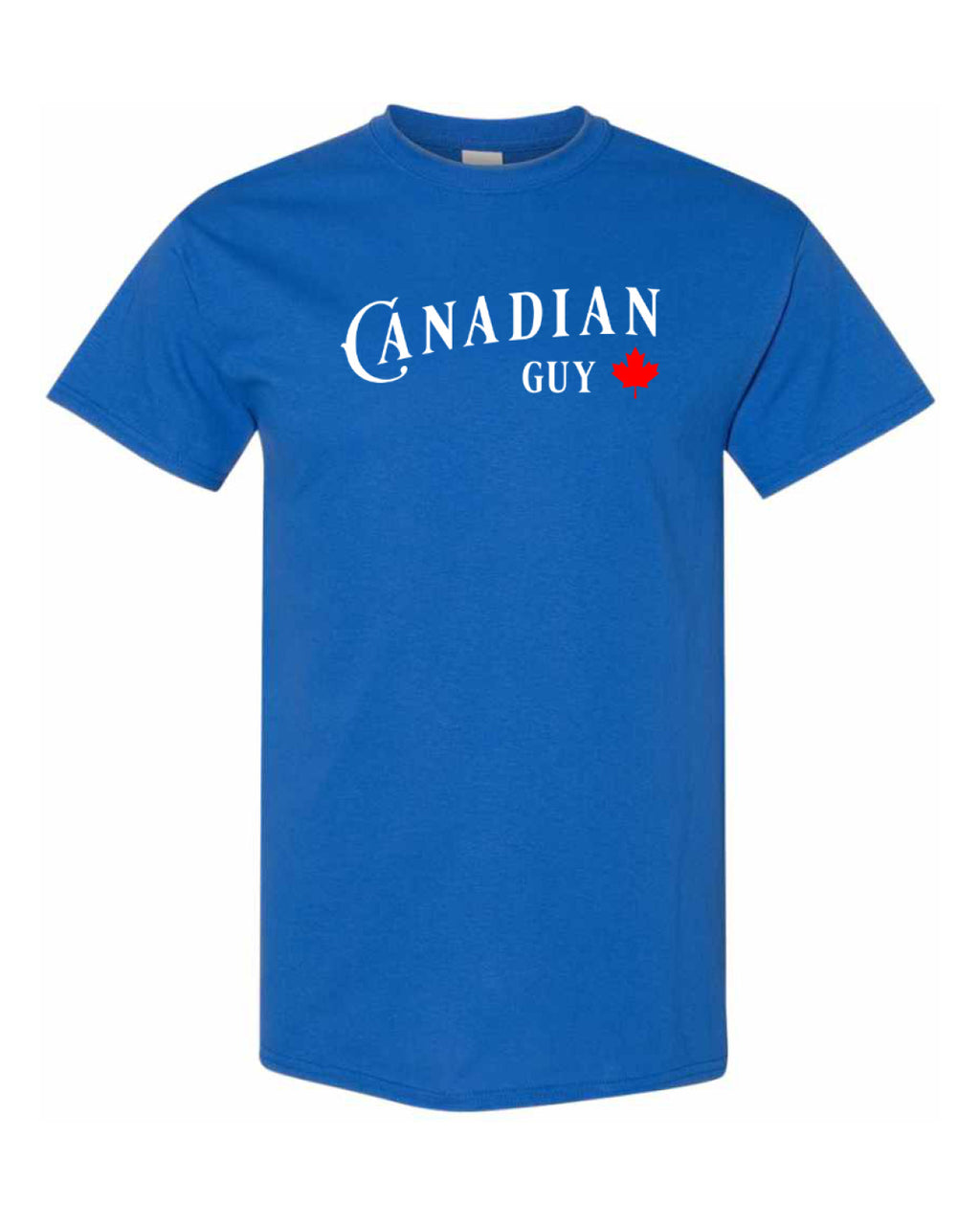 Canadian Guy Red Leaf Full Men's Tee