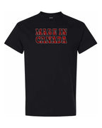 Made in Canada Plaid Background  Men's Tee