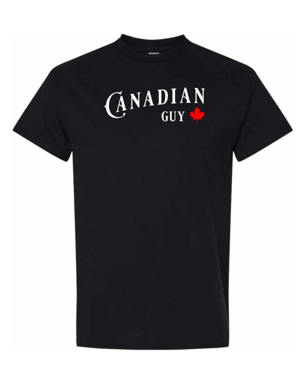 Canadian Guy Red Leaf Full Men's Tee