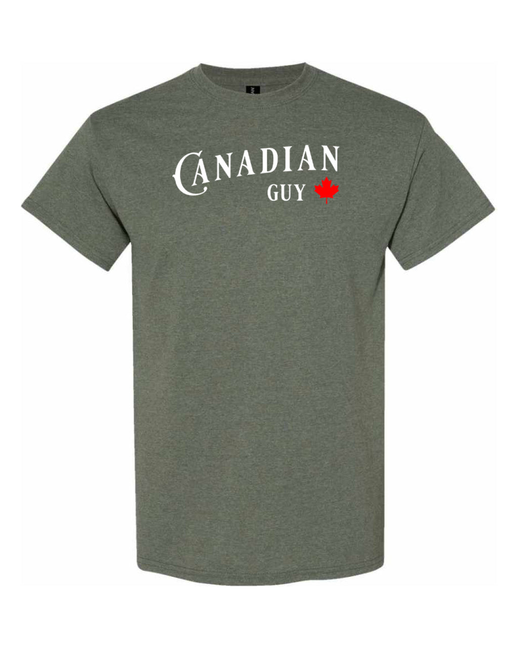 Canadian Guy Red Leaf Full Men's Tee