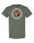 Flags Up Male Beaver Version  Men's Tee